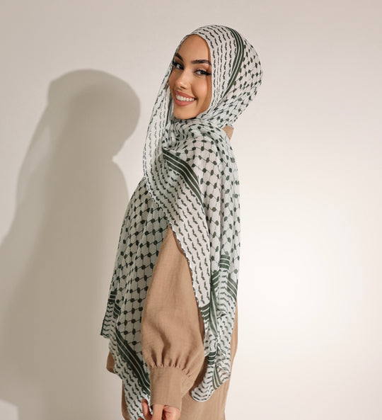 Modal Palestina Kofia hijab🫒