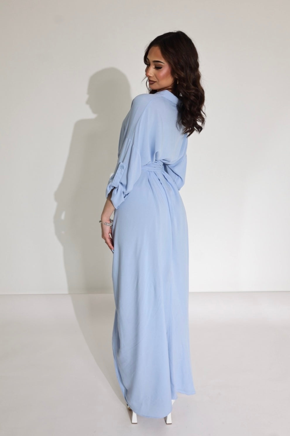 blue dress for baby girl Addie Maxi Wrap X-Large