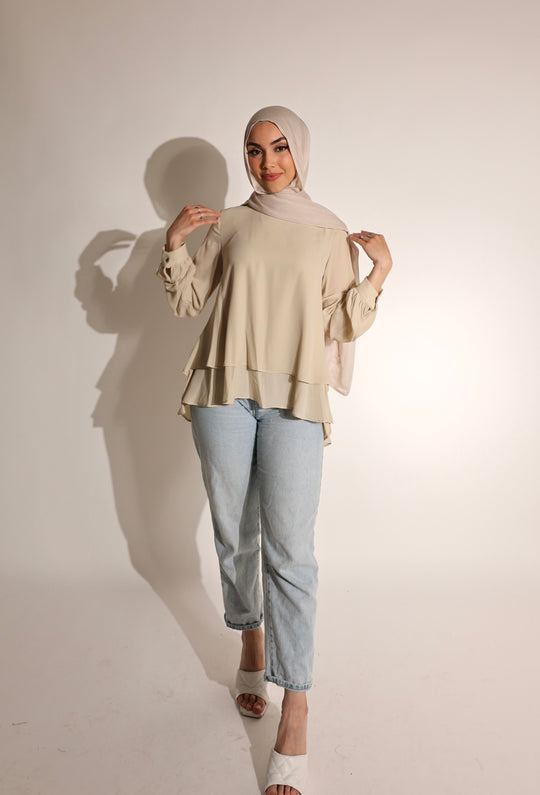 High low blouse