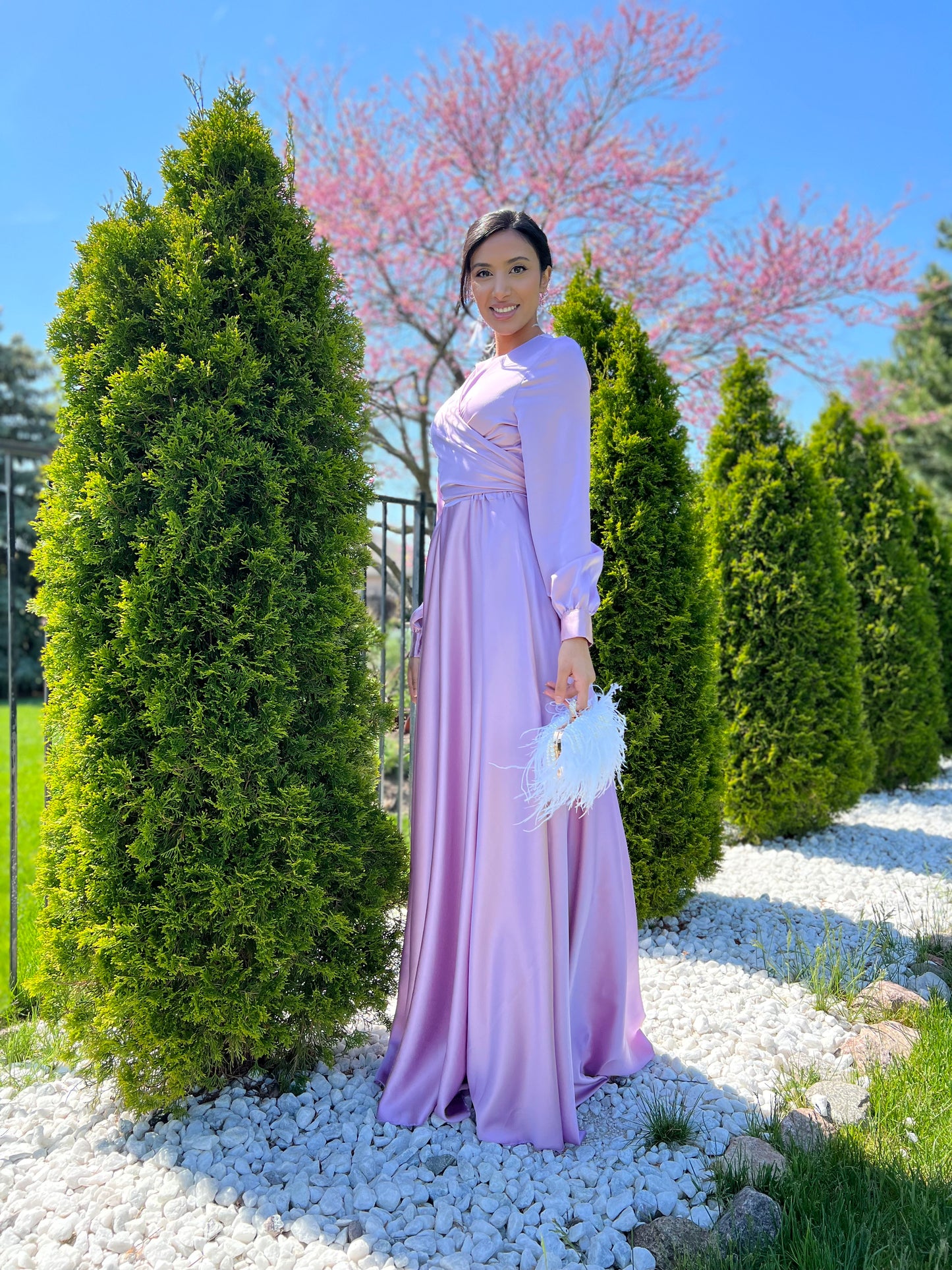 Delilah Satin lavender