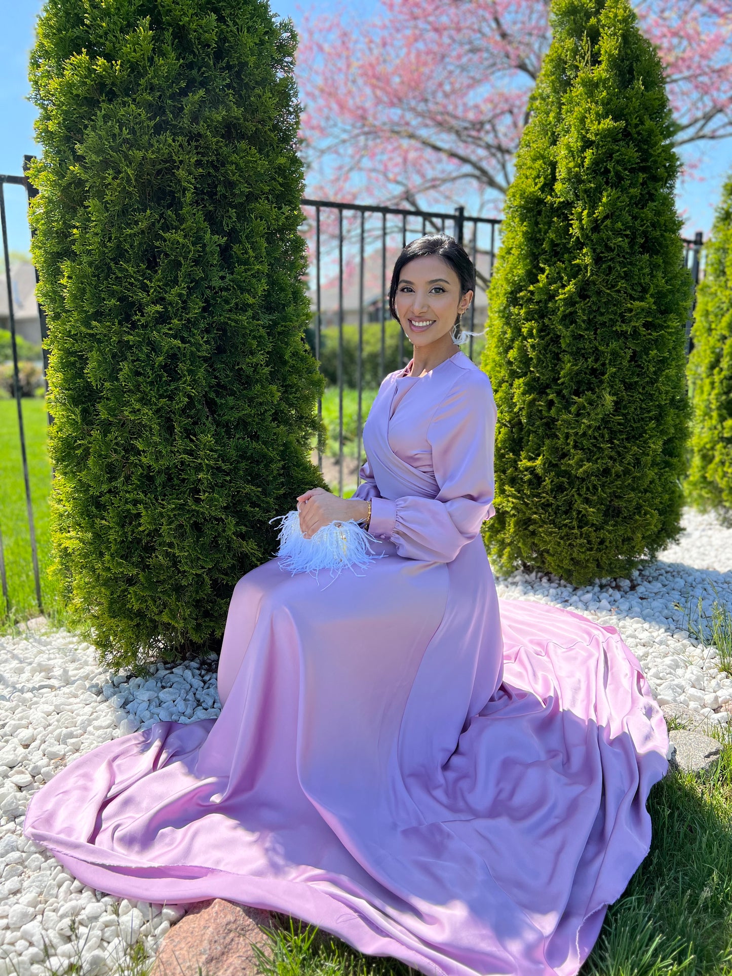 Delilah Satin lavender