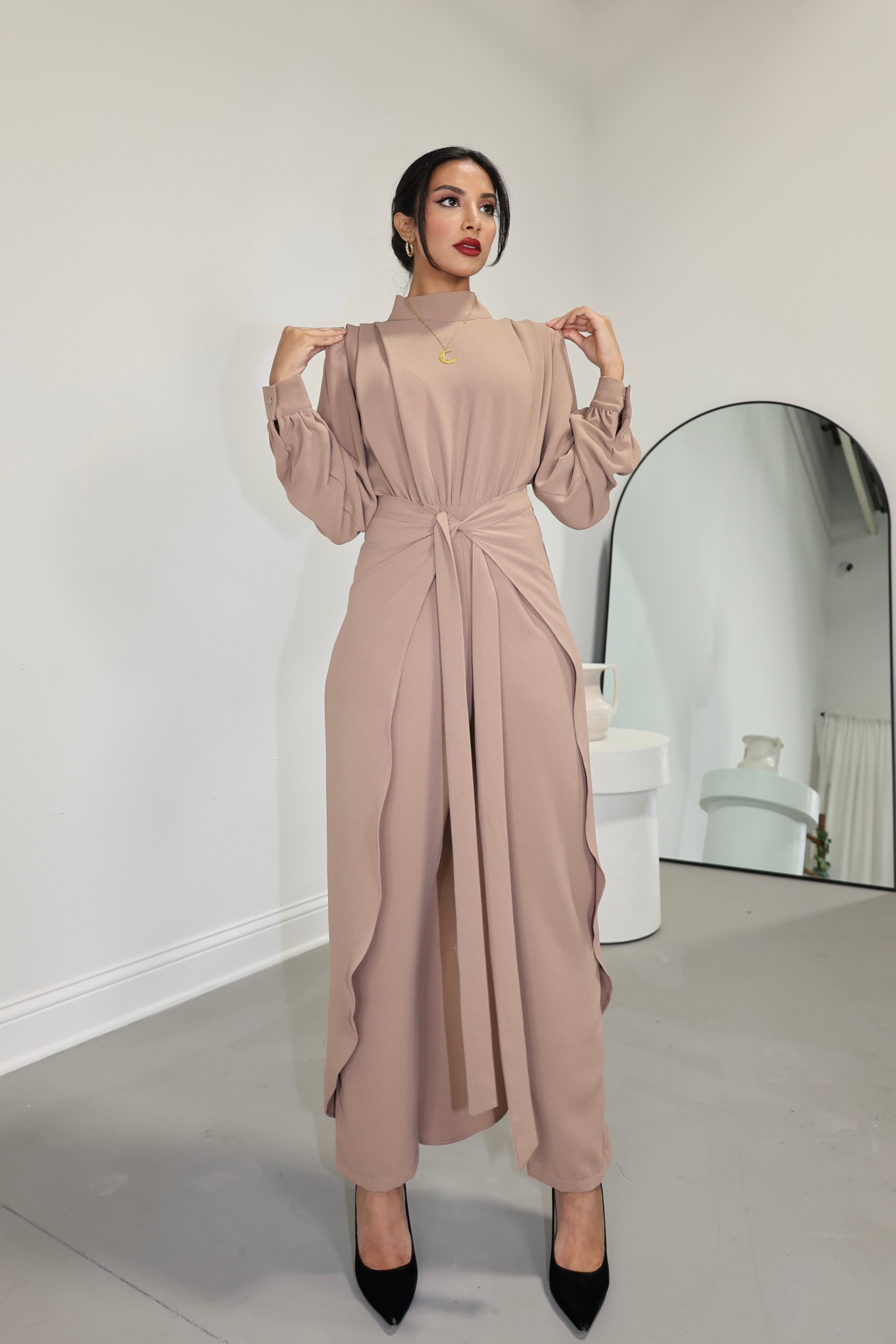 ワンピース JOSEMOON ASYMMETRY JERJEY DRESS ASYMMETRY JERJEY DRESS – JOSEMOON