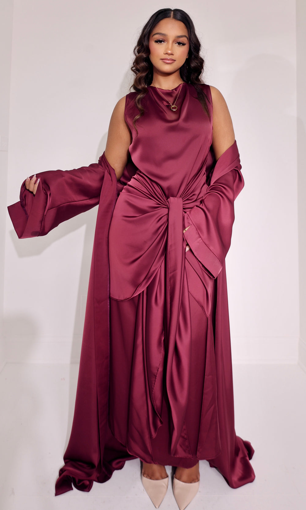 Delilah Abaya Set