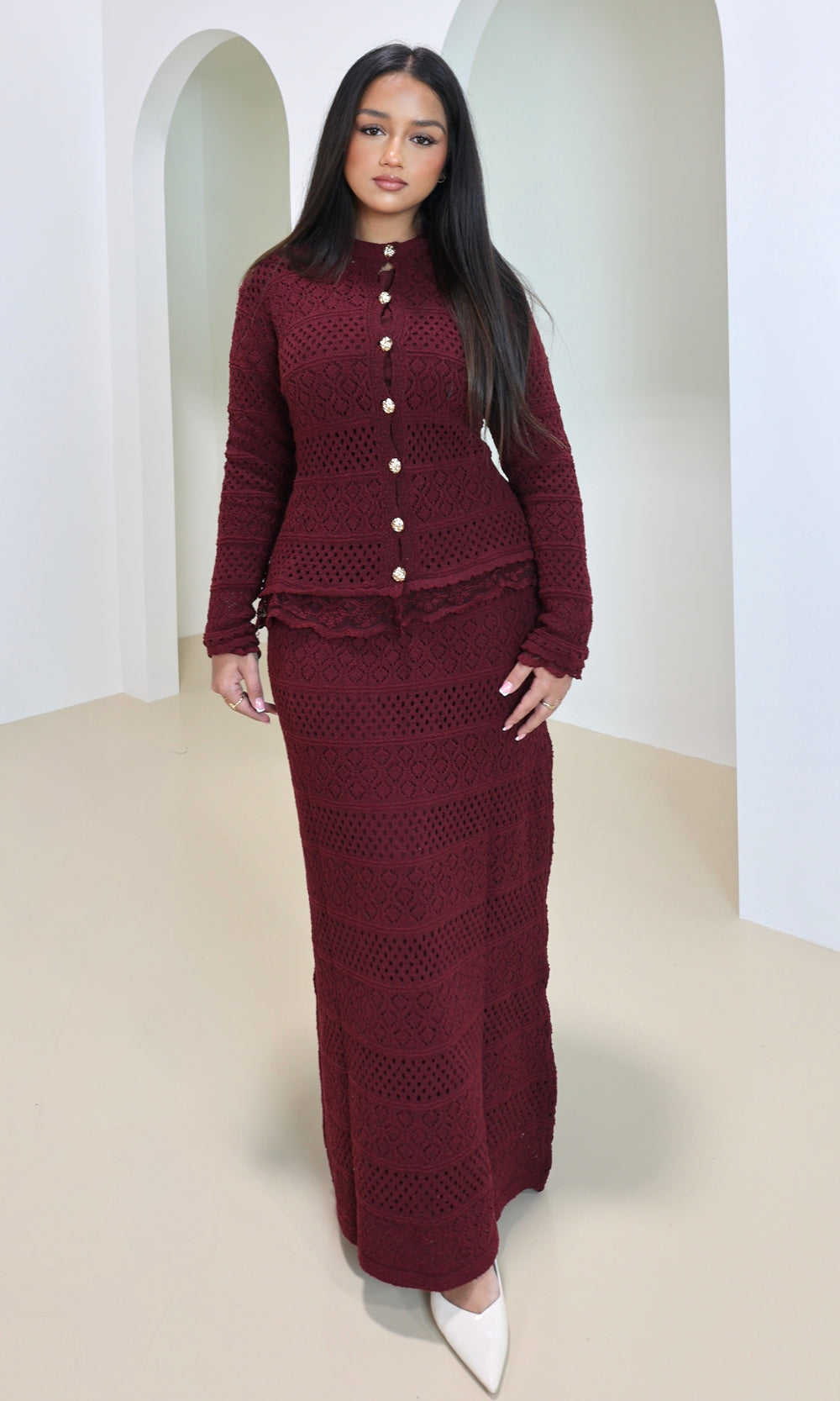 Mirna Knit Skirt Set