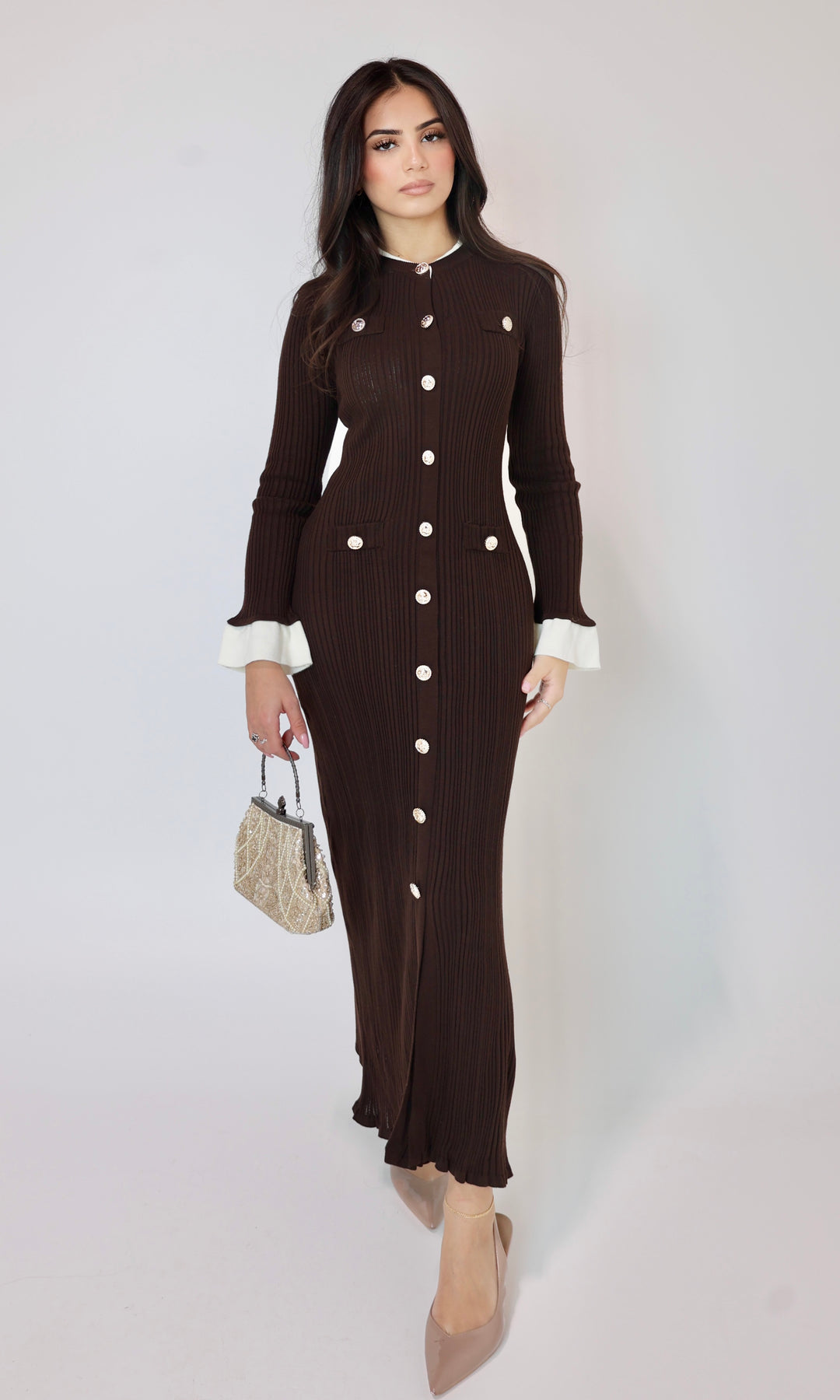 Linda Ribbed Maxi