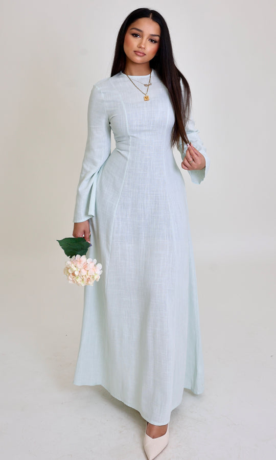 Renan Corset Linen Maxi