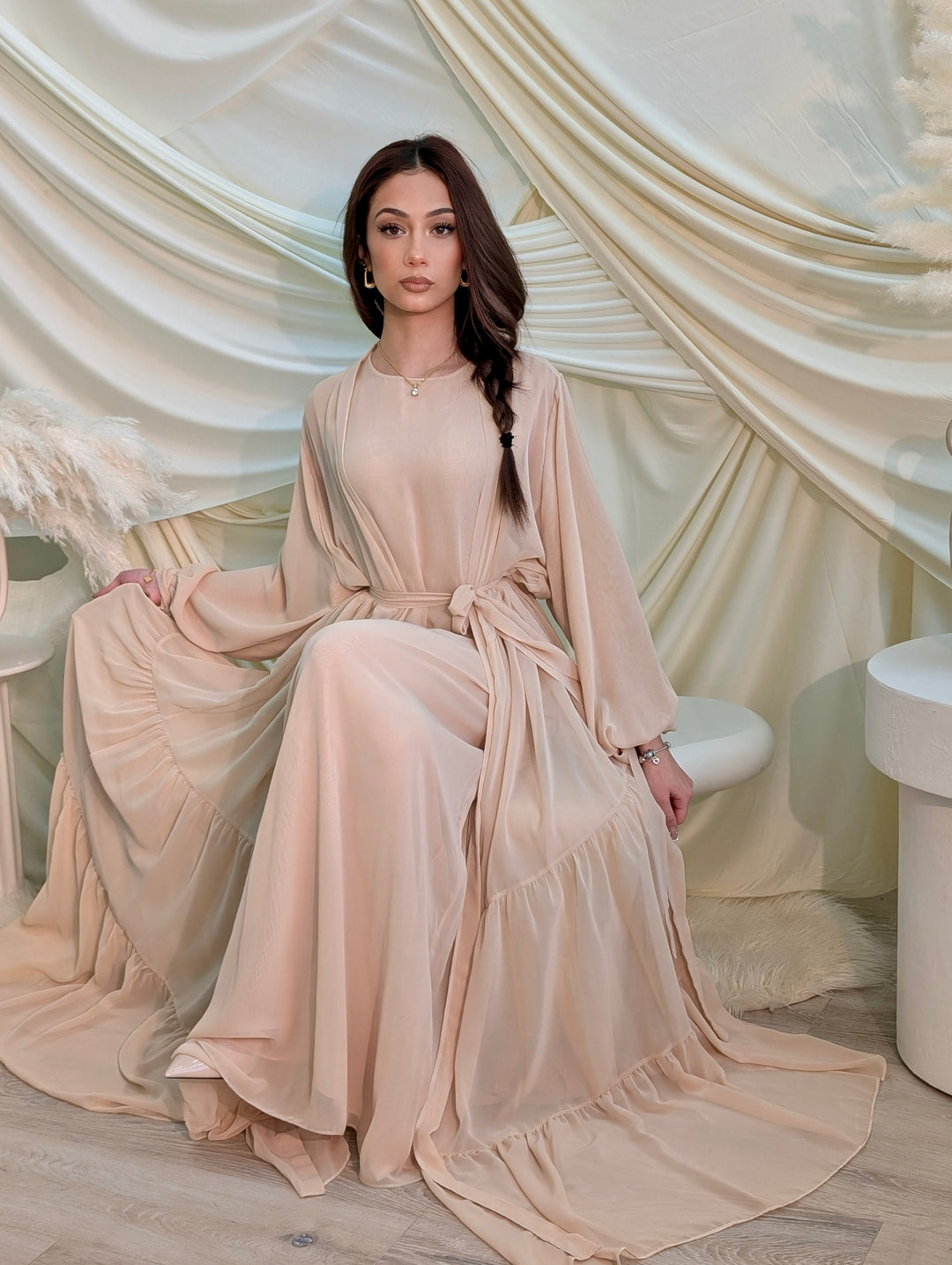 Halima Chiffon Abaya