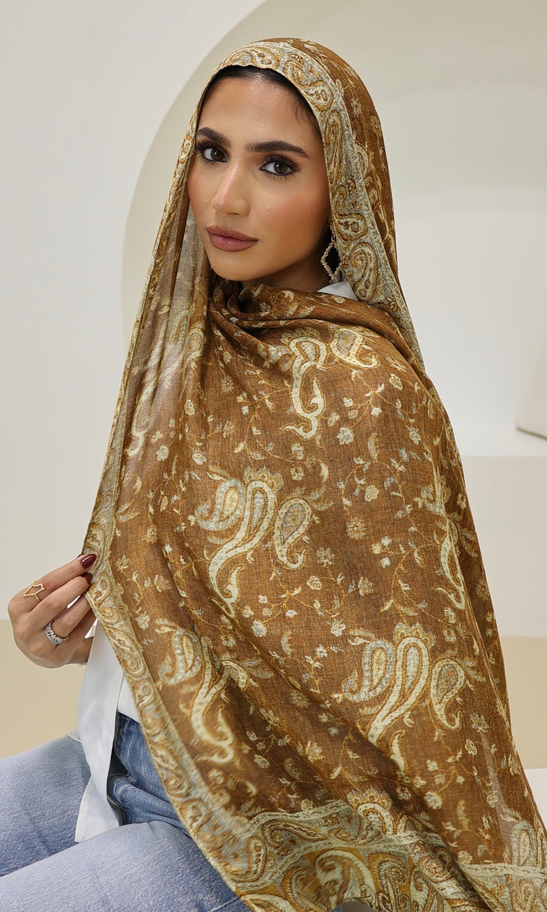 Gold Paisley Modal