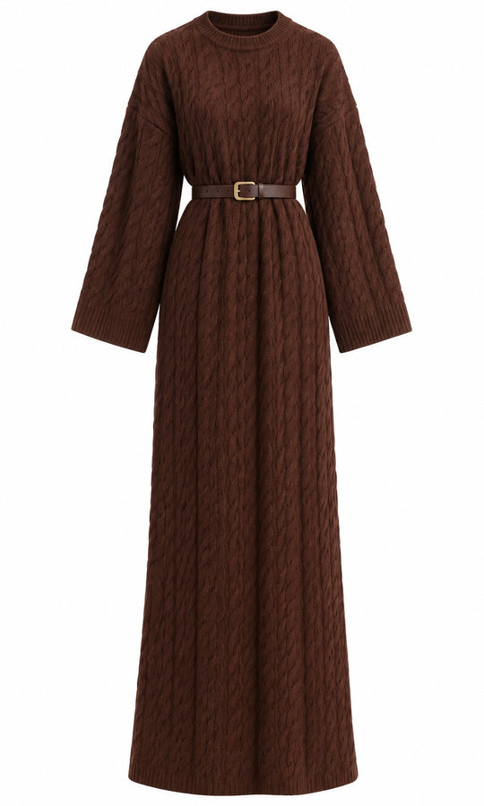 Anna Cable Knit Maxi
