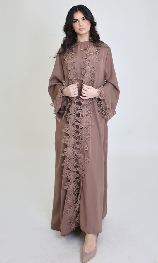 Amara Lace Abaya Set