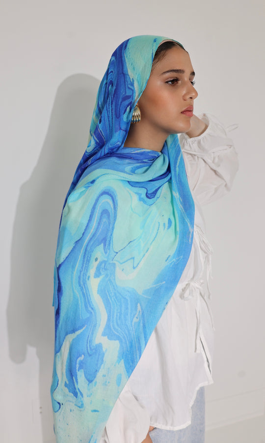 Blue Swerl Modal