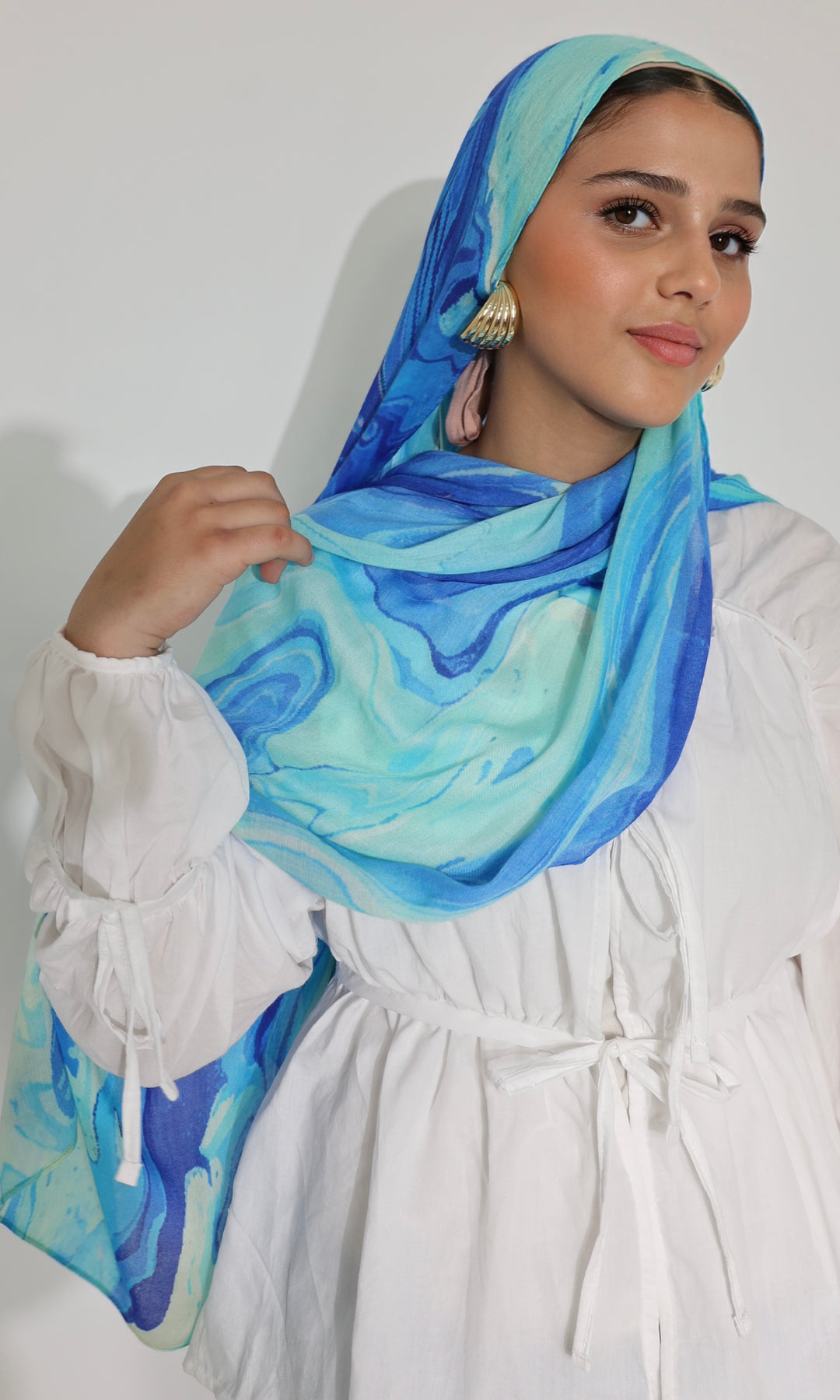 Blue Swerl Modal