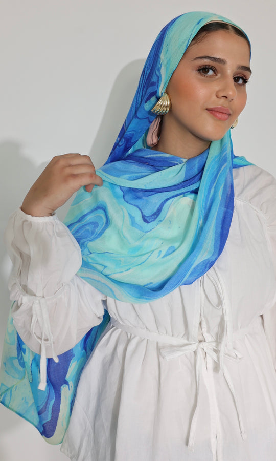 Blue Swerl Modal