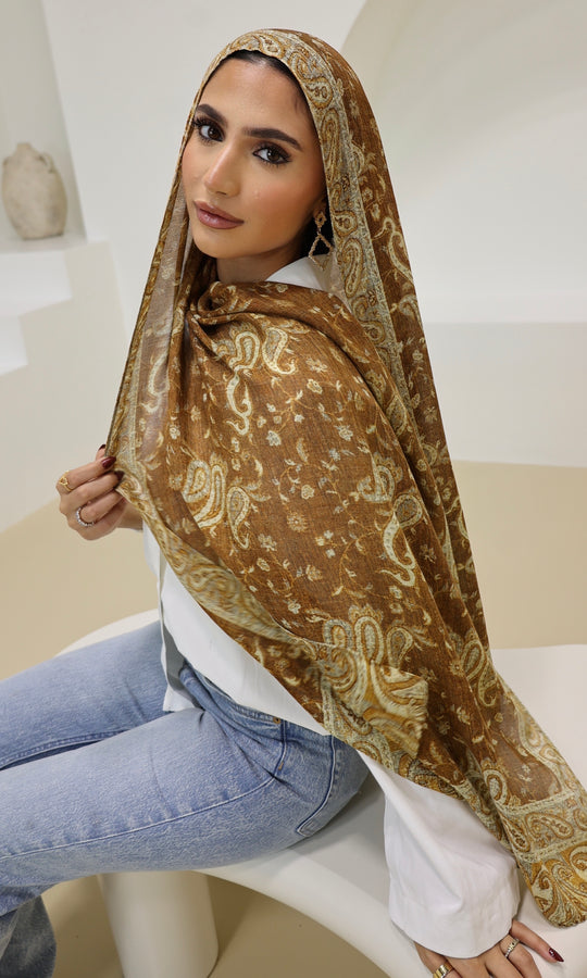 Gold Paisley Modal