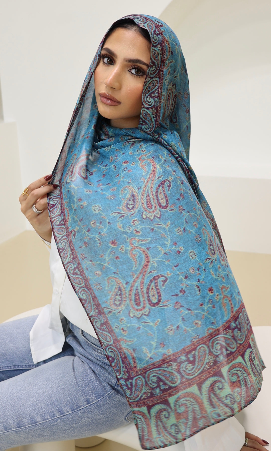 Turquoise Paisley Modal
