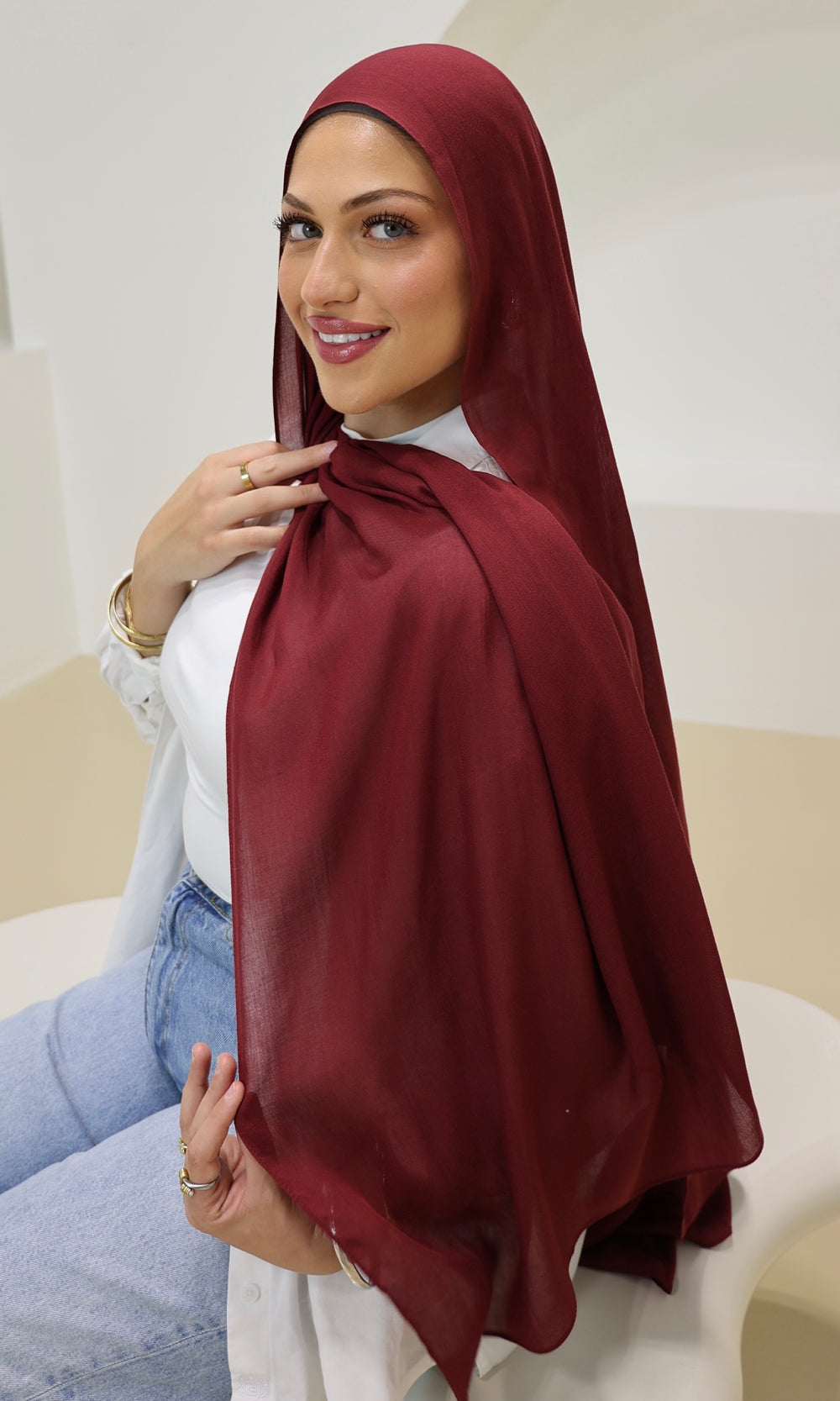 Deep red Modal