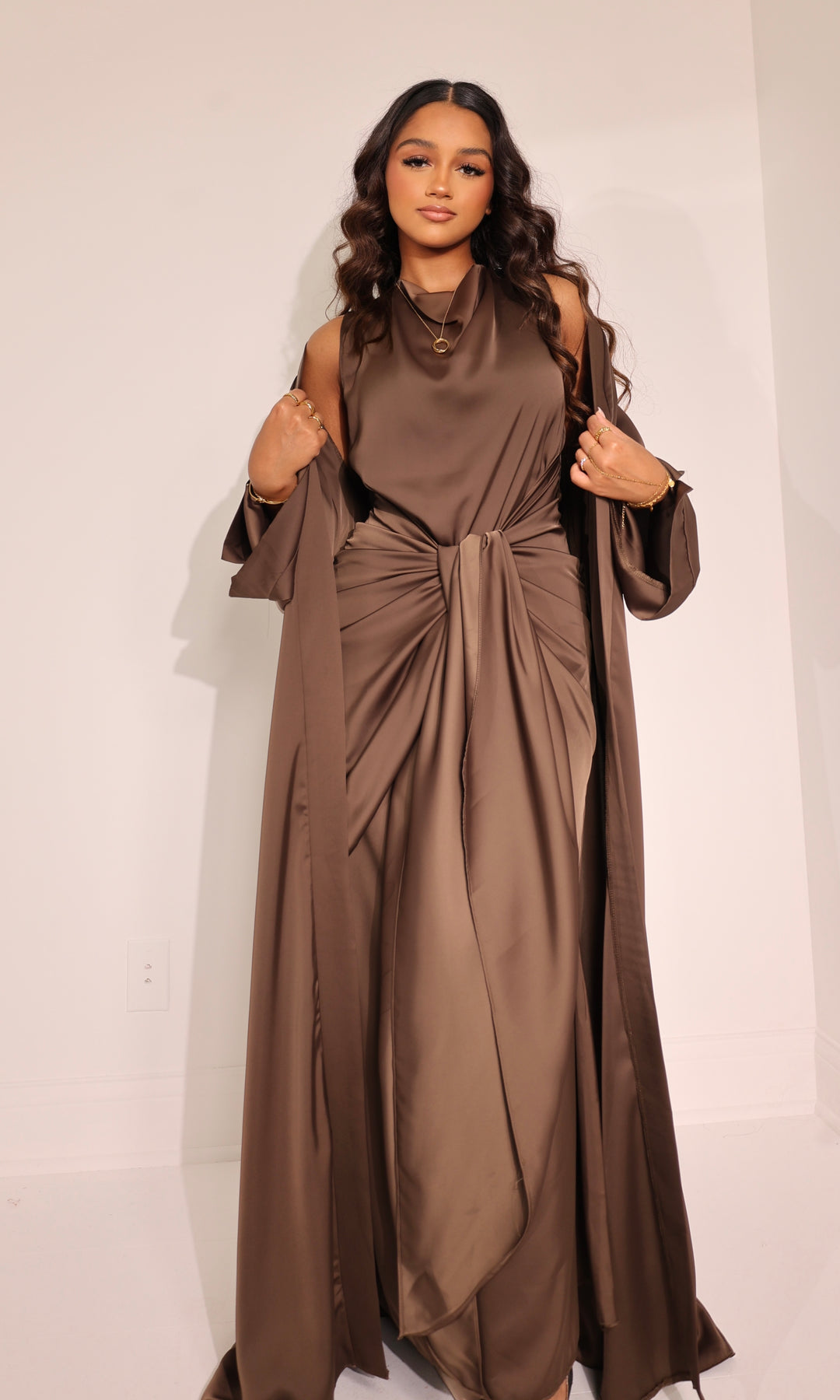 Delilah Abaya Set