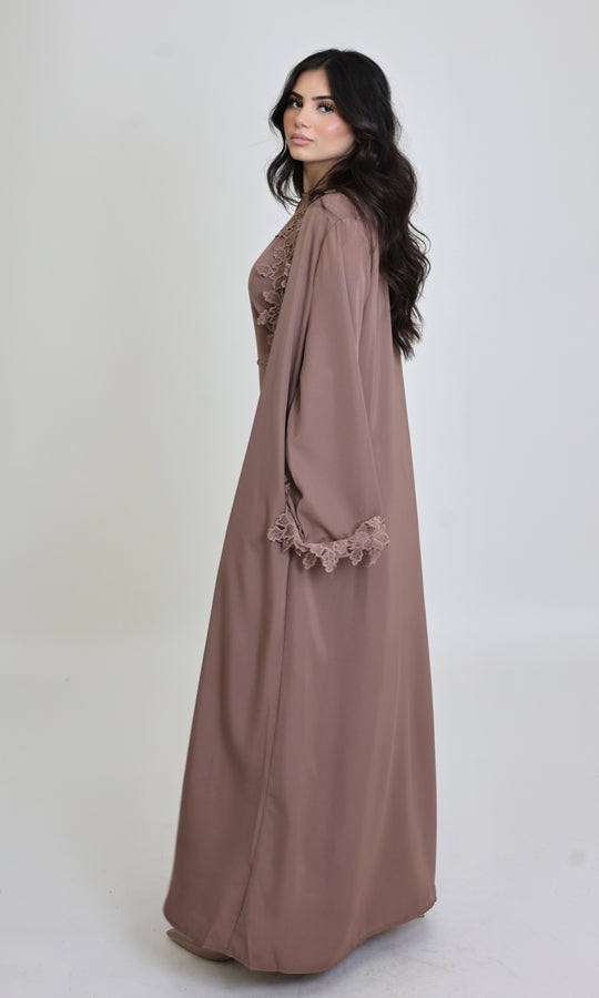 Amara Lace Abaya Set