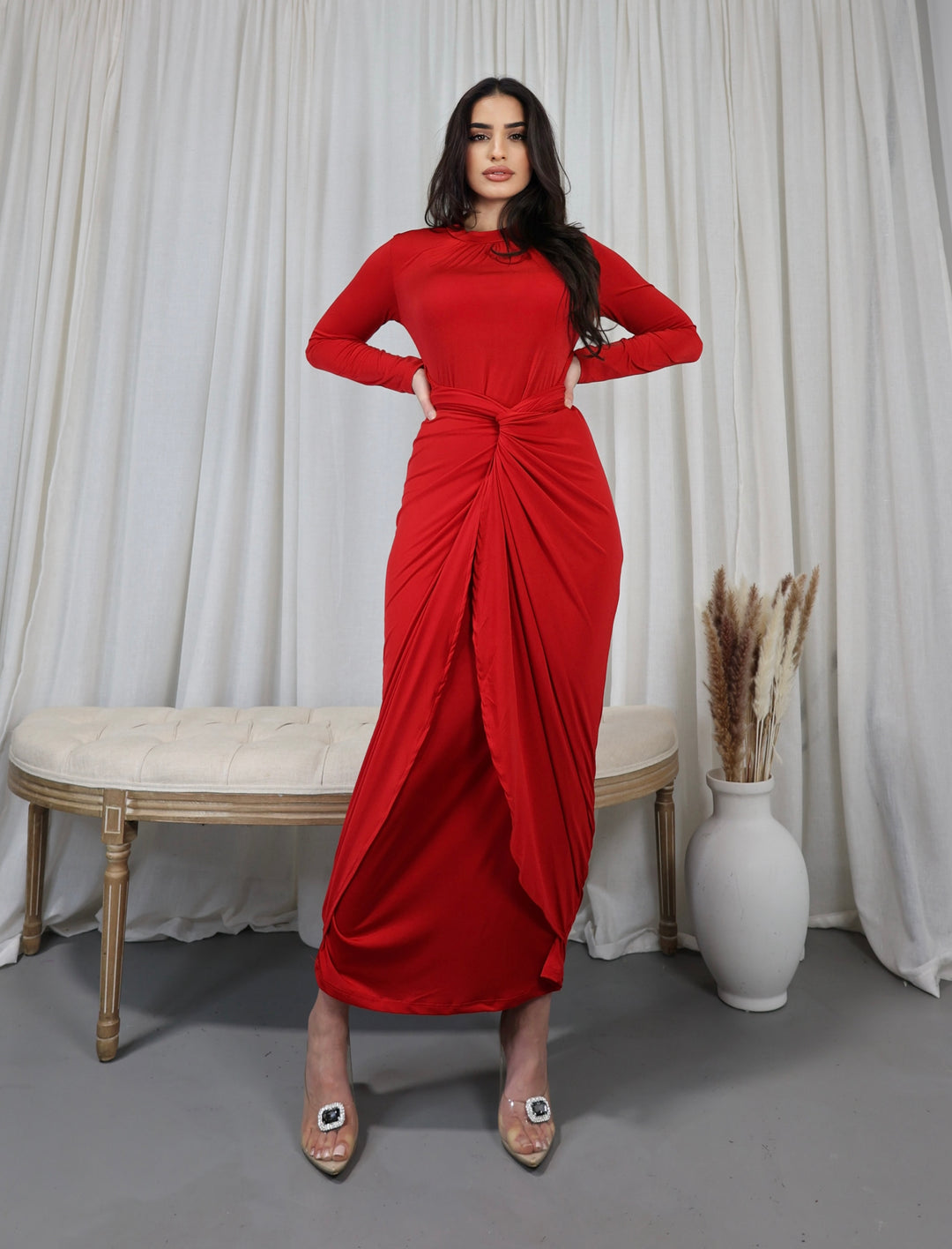 Rouge Wrap dress