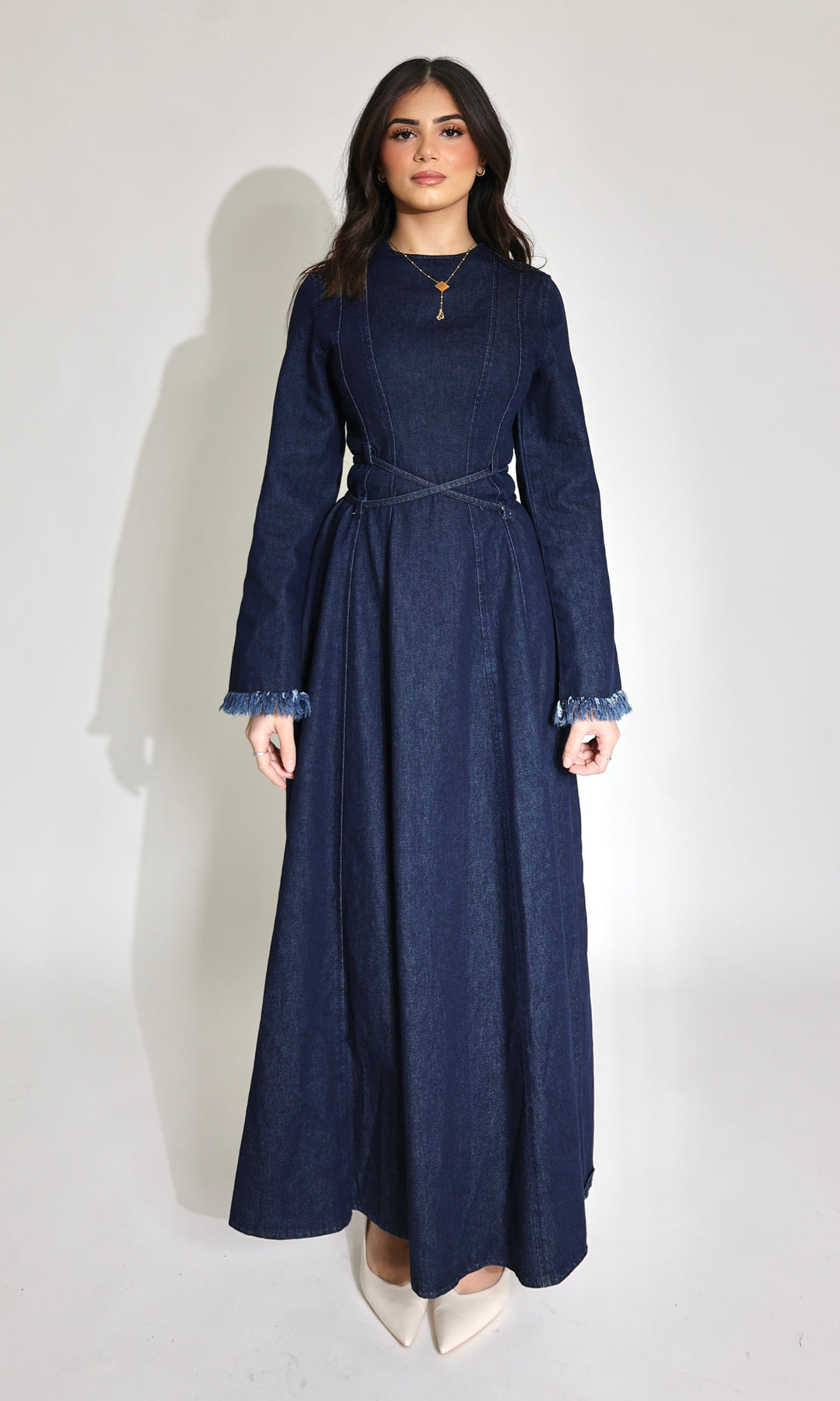 Serena Denim Maxi – Modest Barbie