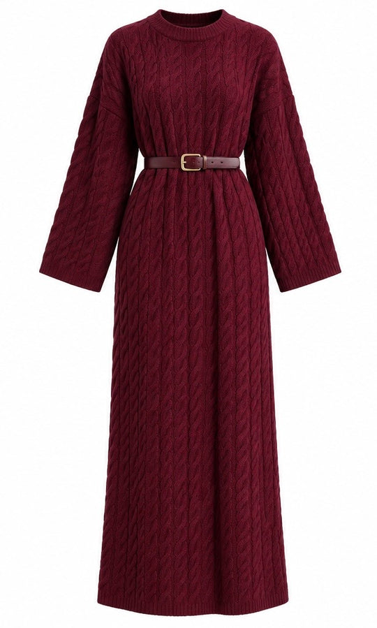 Anna Cable Knit Maxi