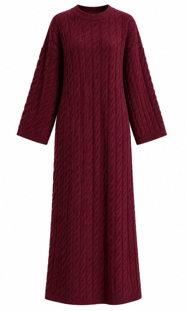 Anna Cable Knit Maxi
