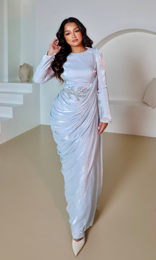 Qamar wrap Gown