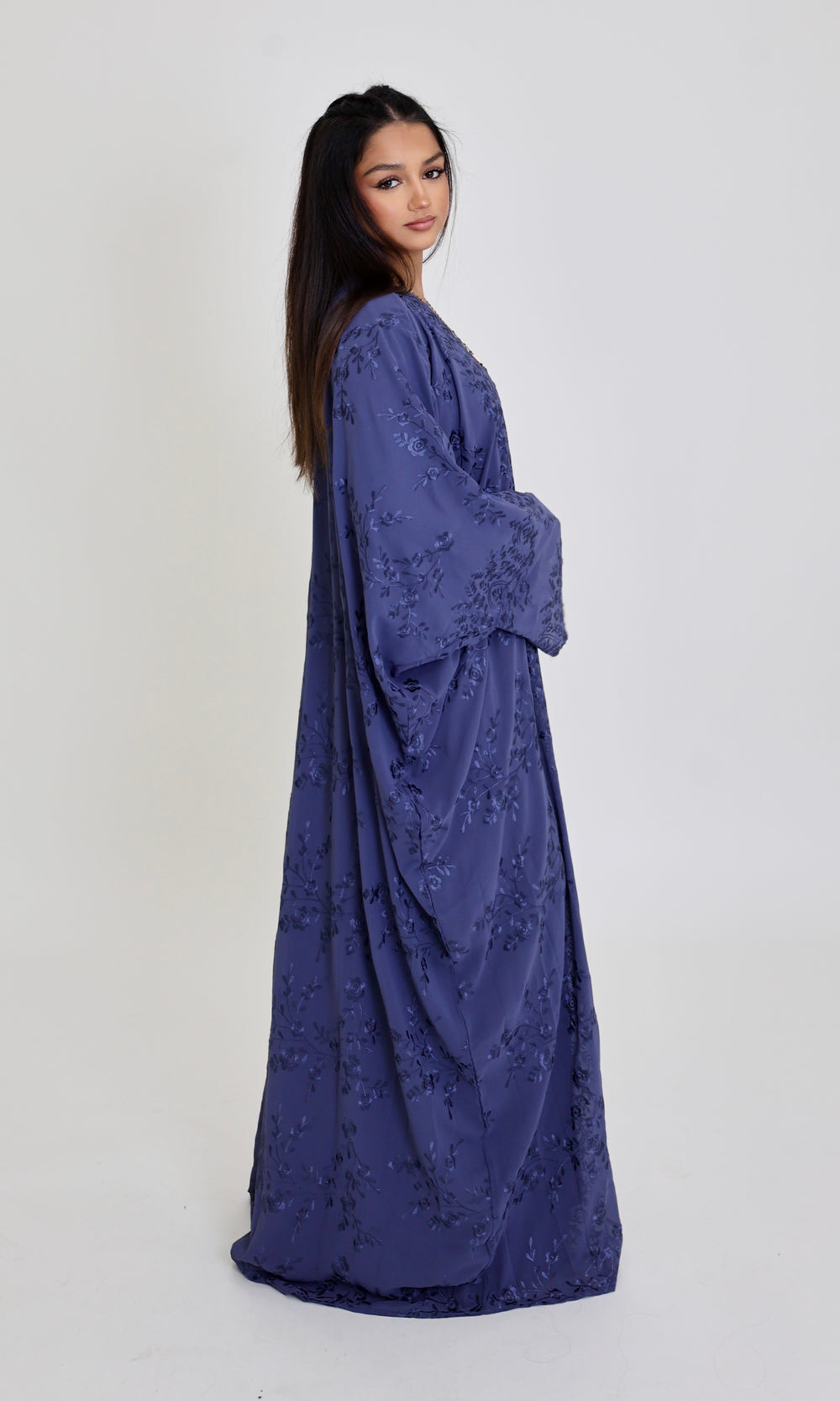 Layali Embroidered Abaya Set
