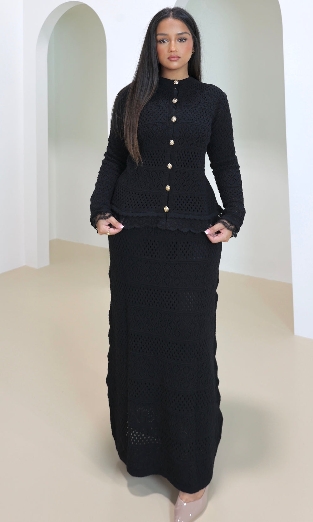 Mirna Knit Skirt Set