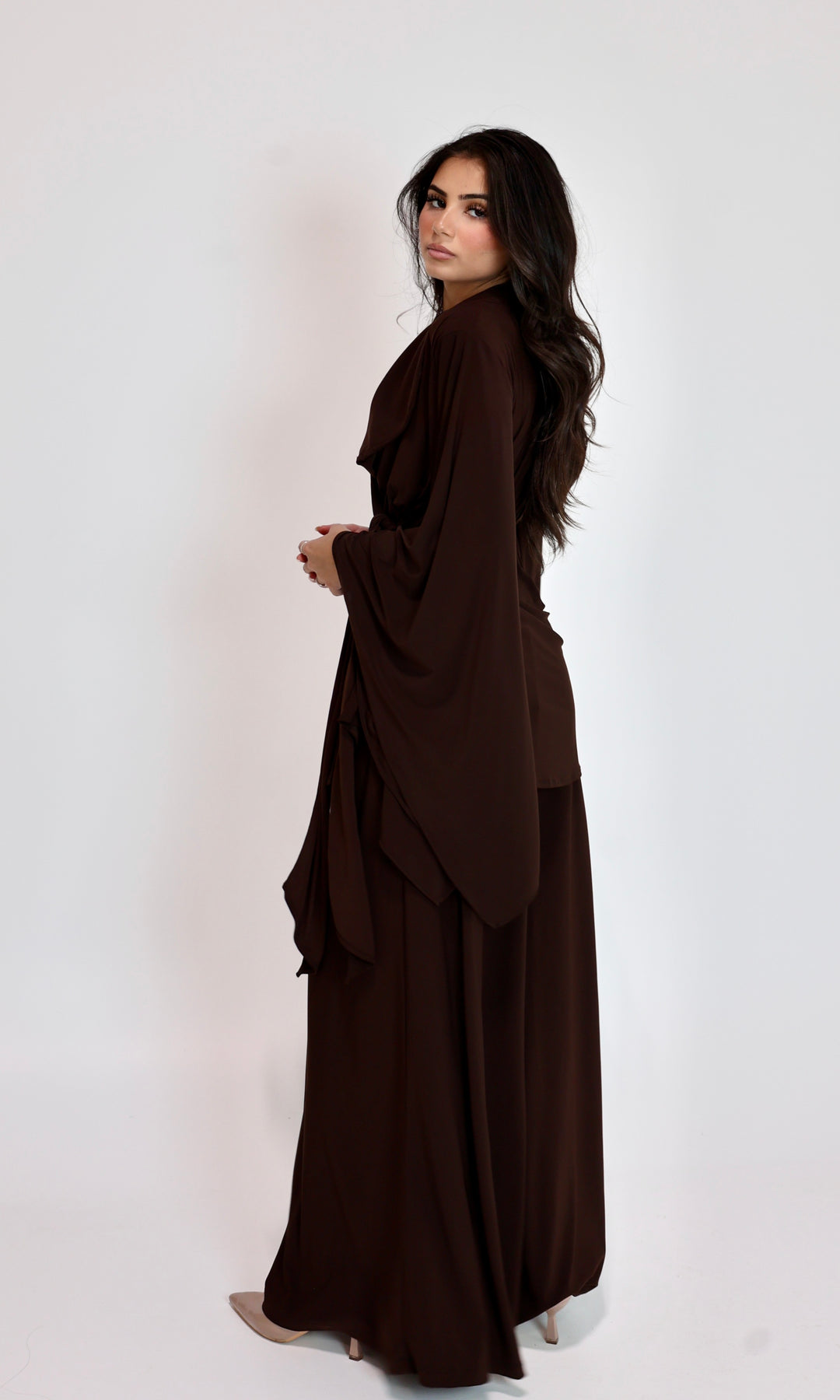 Bissan Draped Wrap Set