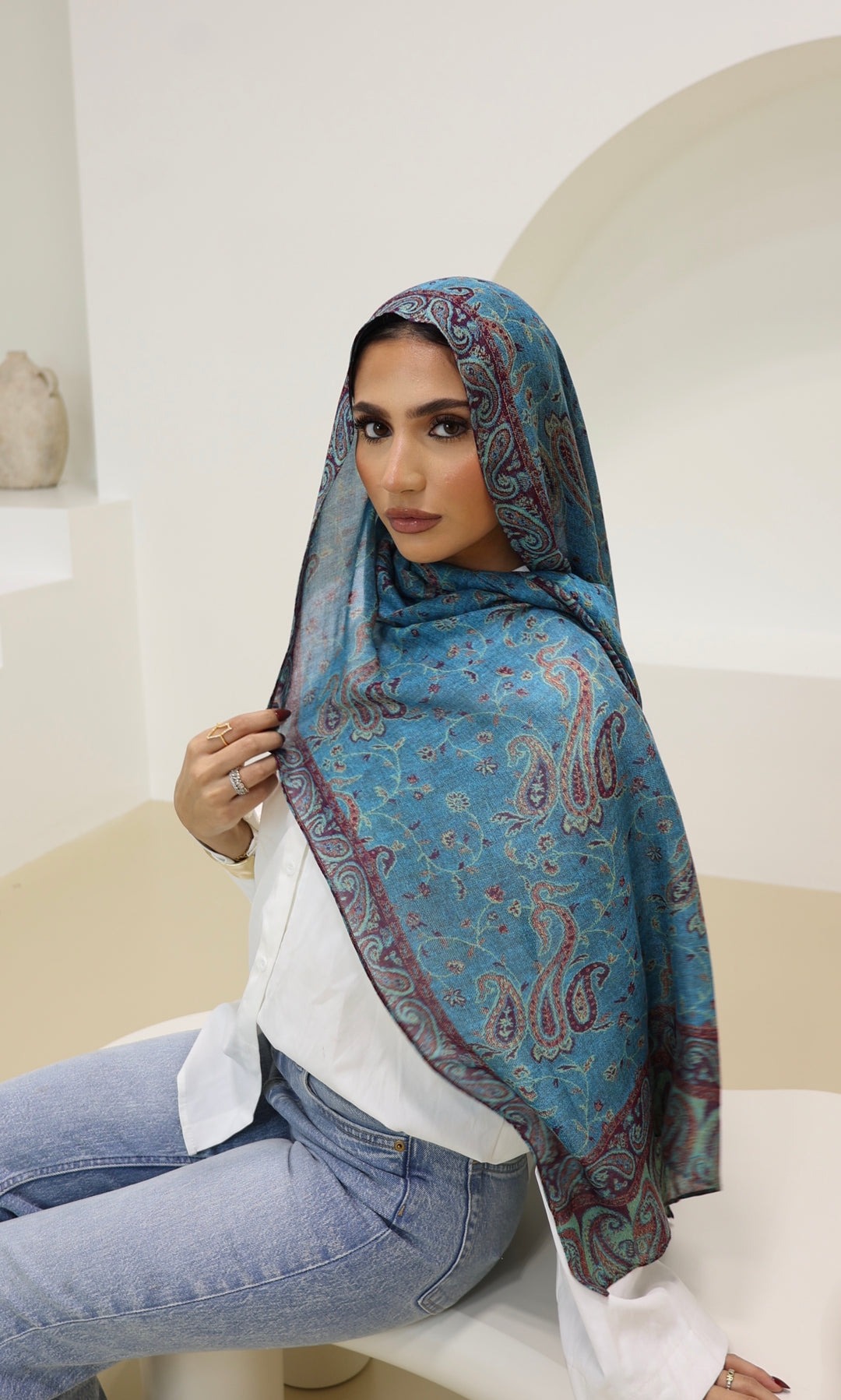 Turquoise Paisley Modal