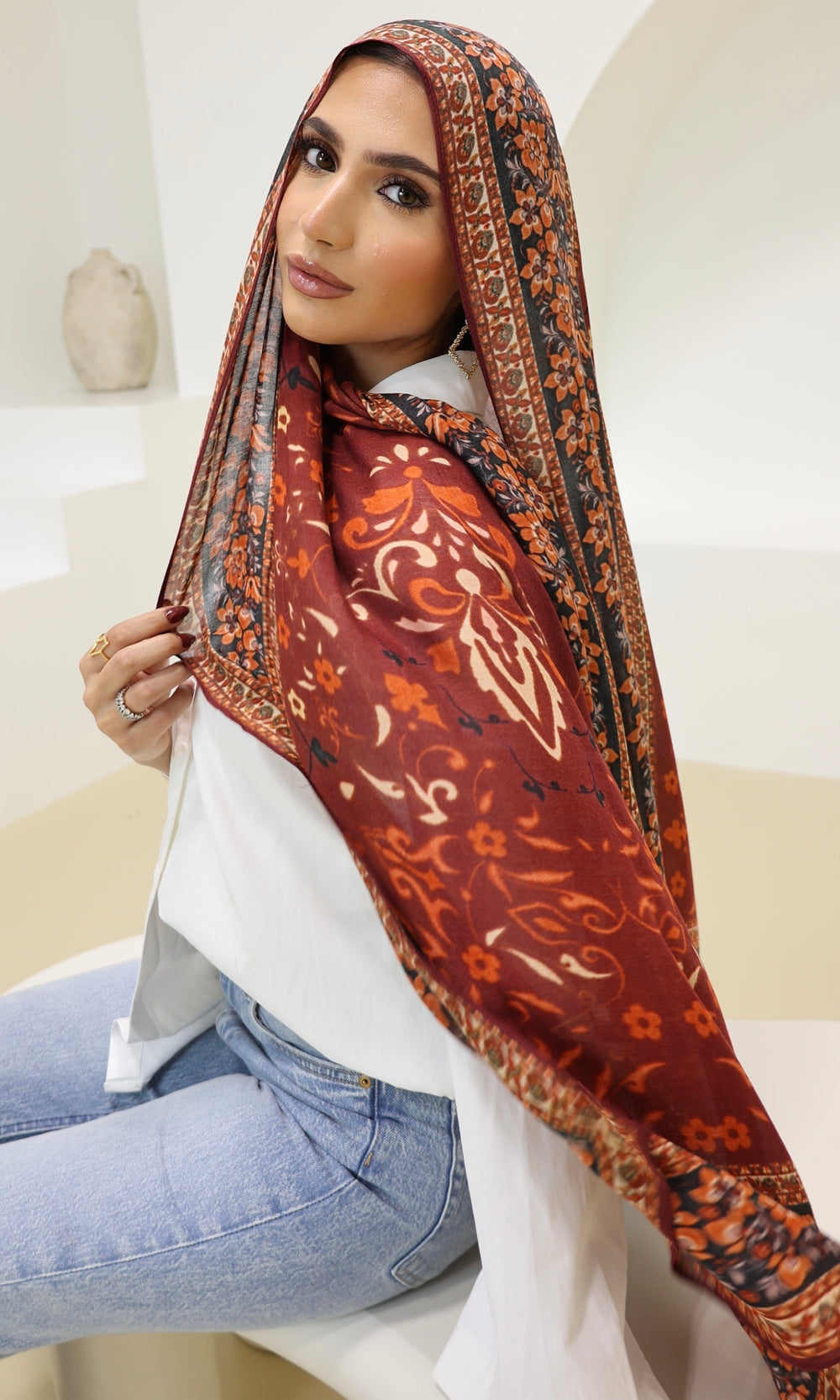 Saffron Tapestry Modal