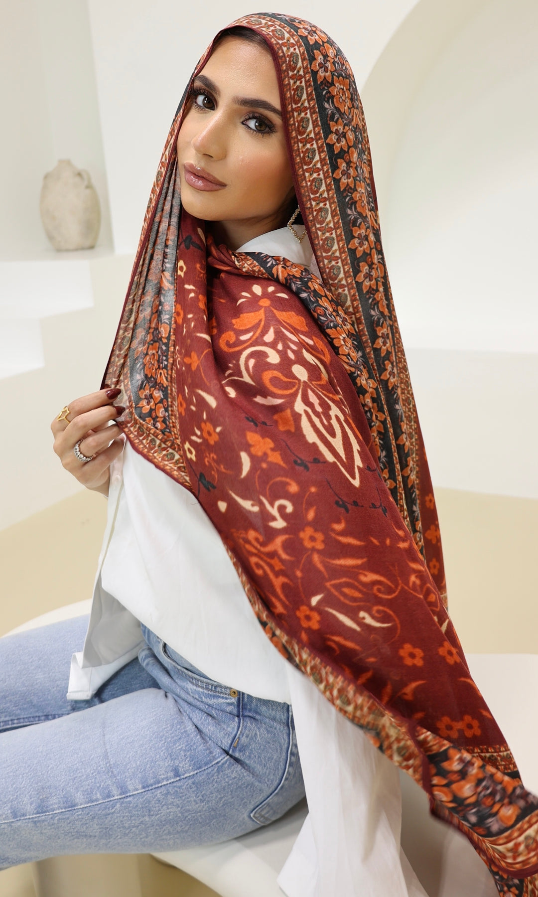 Saffron Tapestry Modal