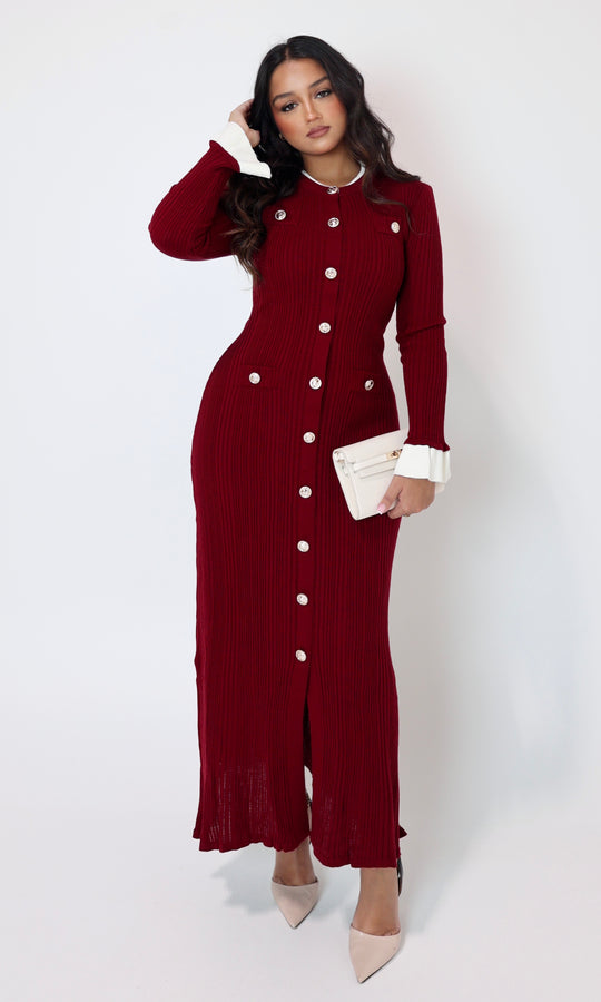 Linda Ribbed Maxi