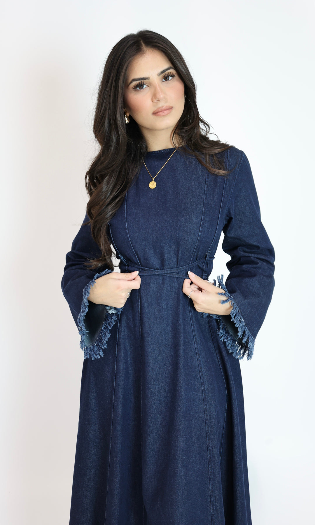 Serena Denim Maxi – Modest Barbie