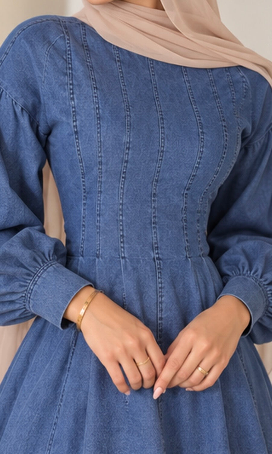 Selina Denim Maxi
