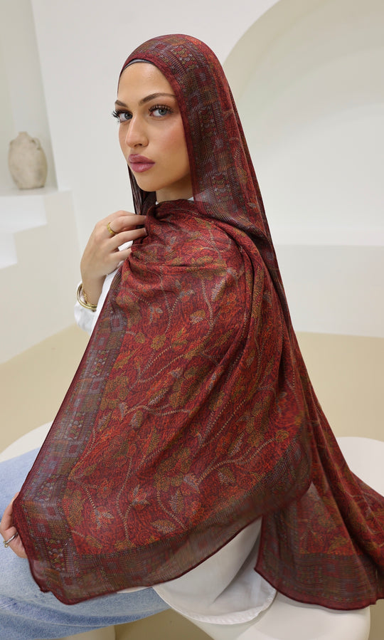 Red Paisley Modal