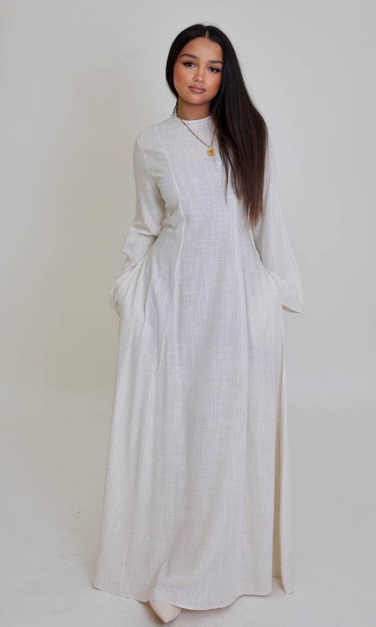 Renan Corset Linen Maxi
