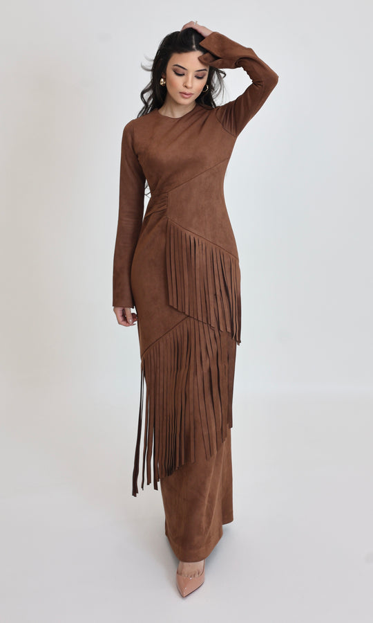 Miranda suede Maxi