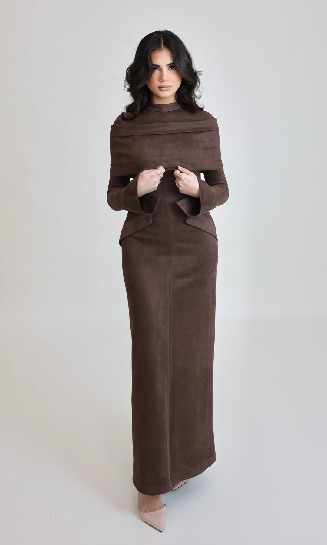 Gabriella suede Maxi