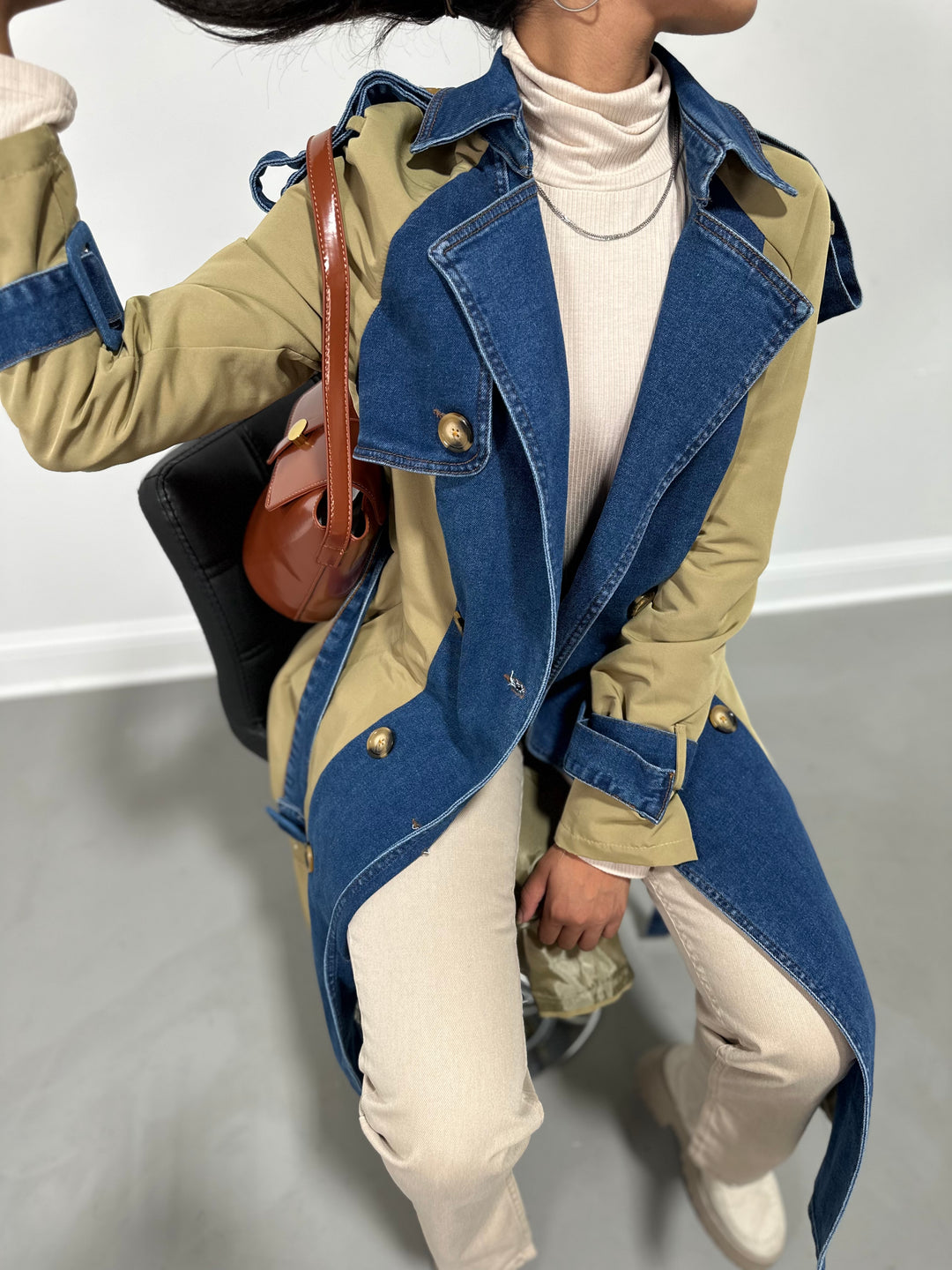 Abigail trench coat
