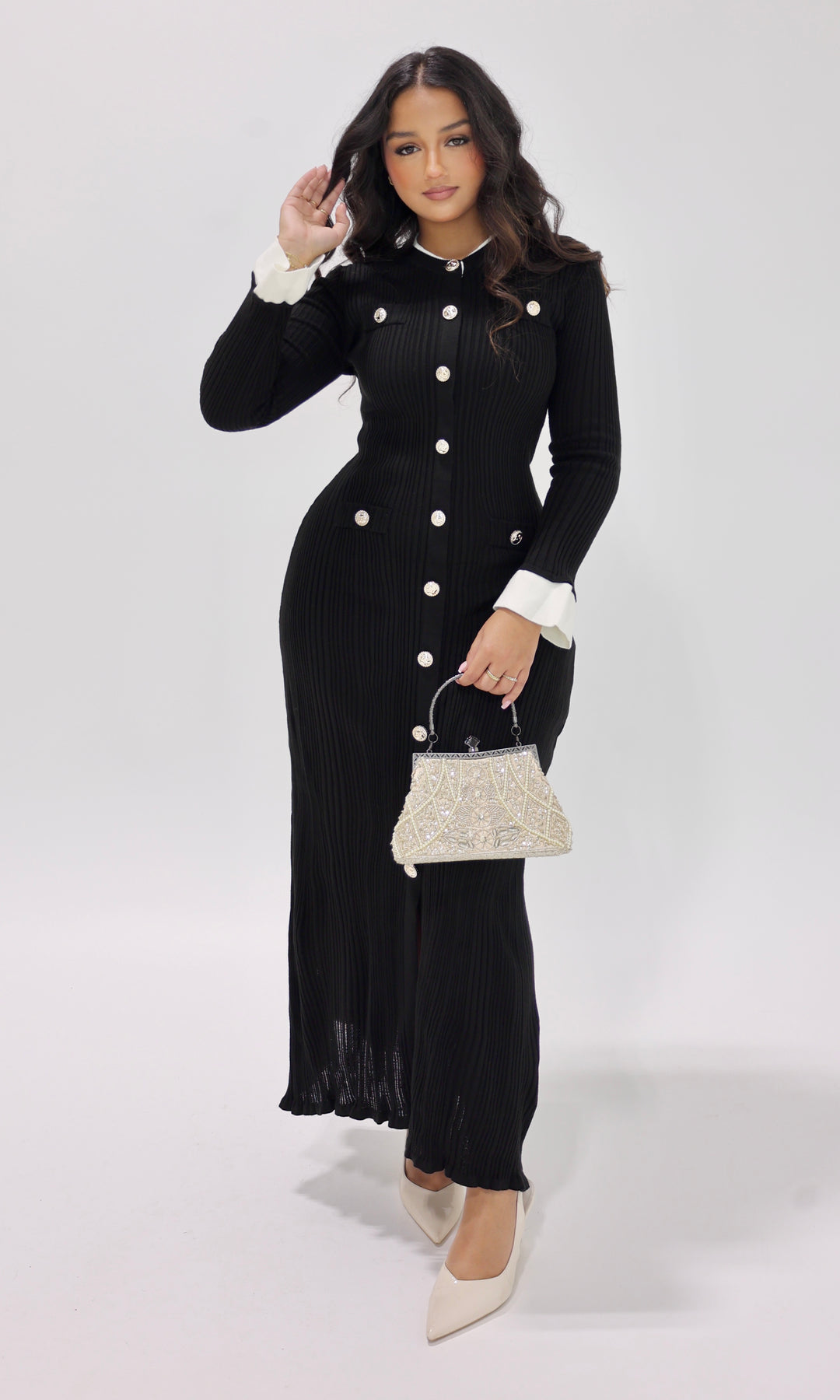 Linda Ribbed Maxi