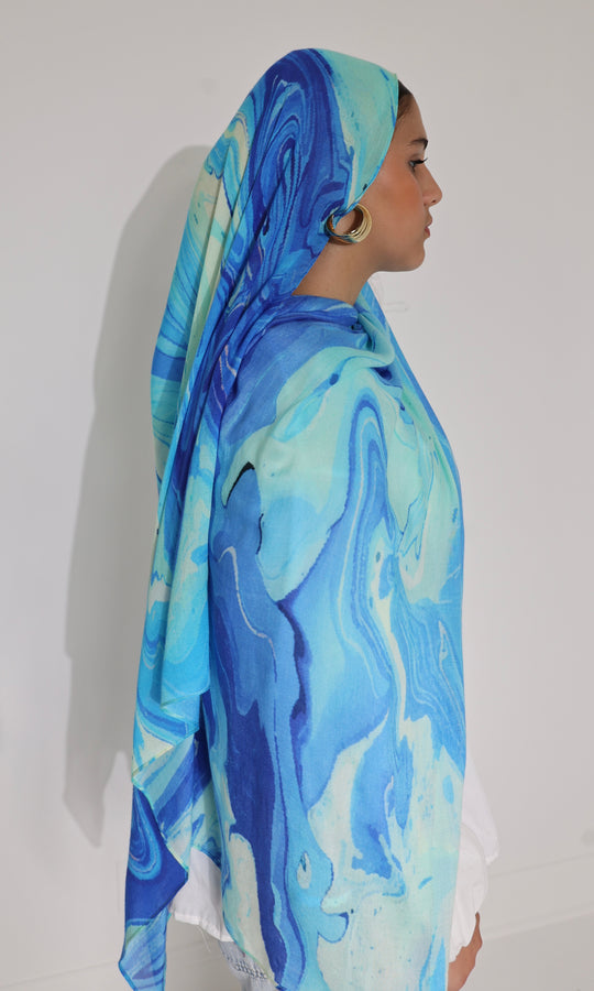 Blue Swerl Modal