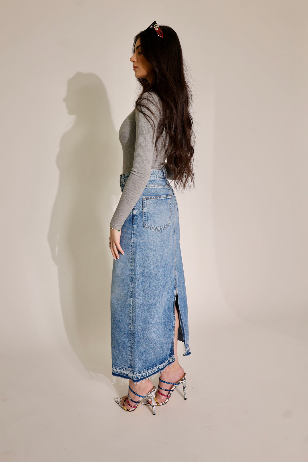 Dalal Denim skirt (roomy fit)