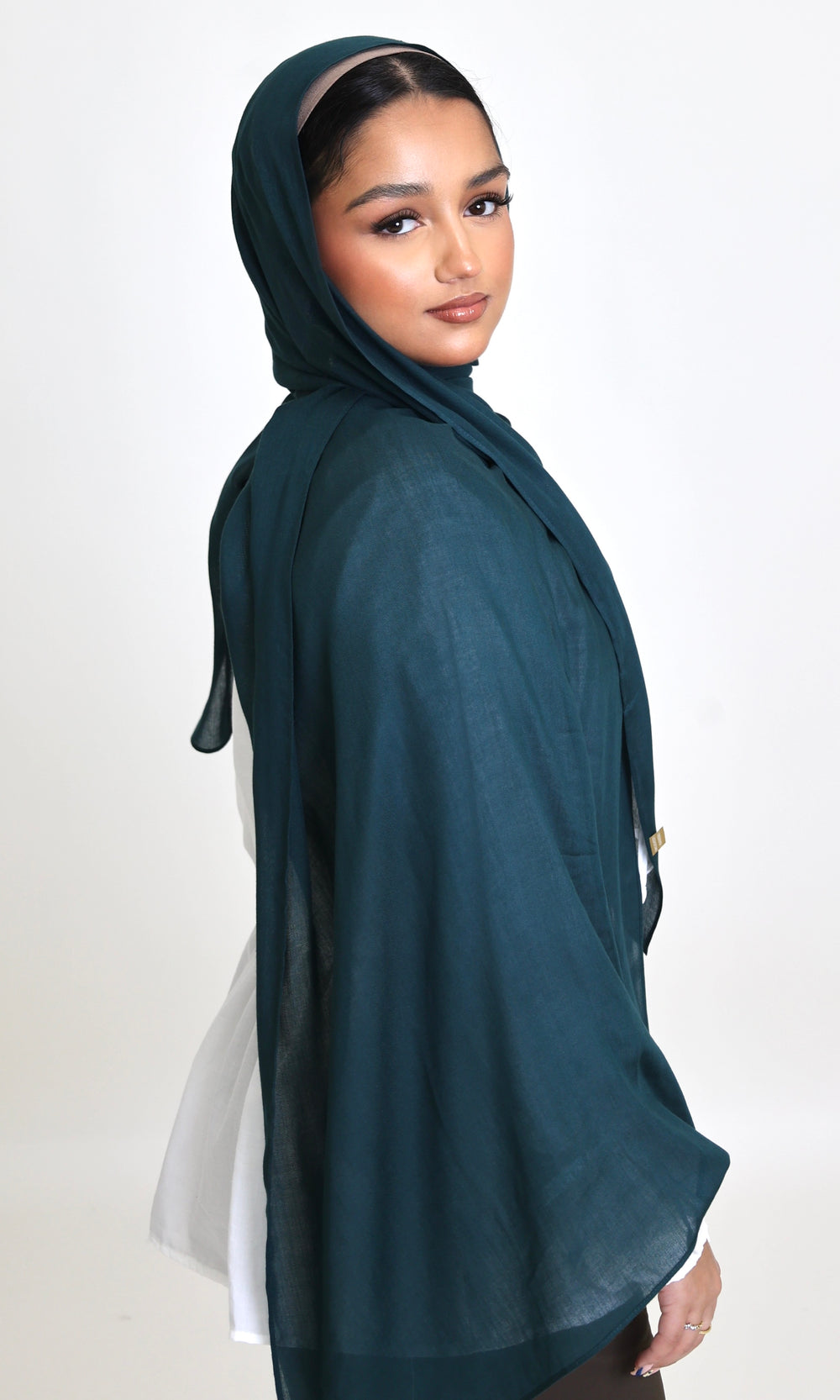 Midnight Teal Modal Hijab