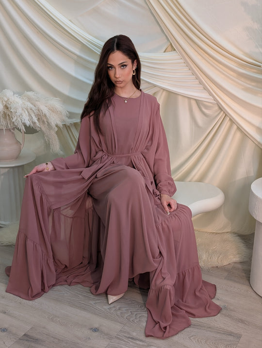 Halima Chiffon Abaya