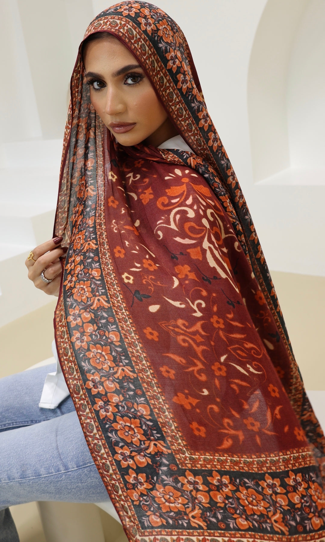 Saffron Tapestry Modal