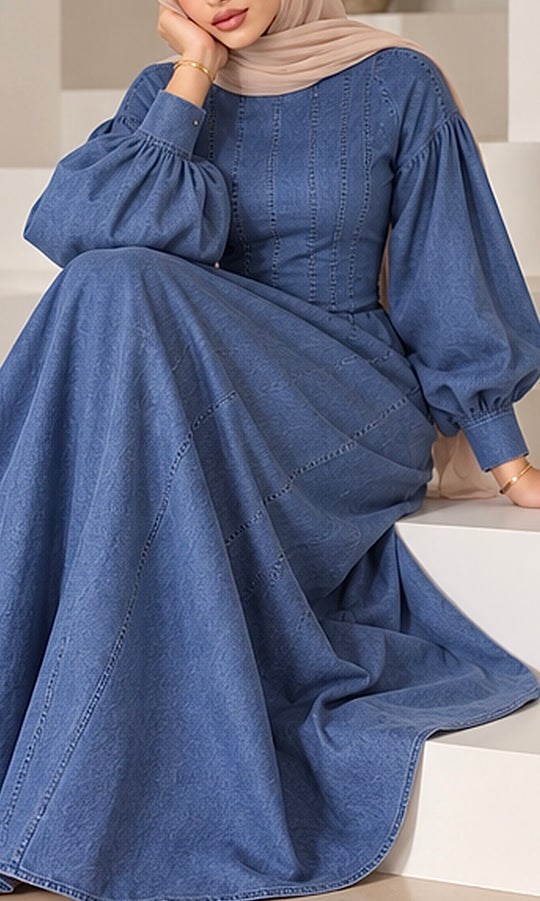 Selina Denim Maxi