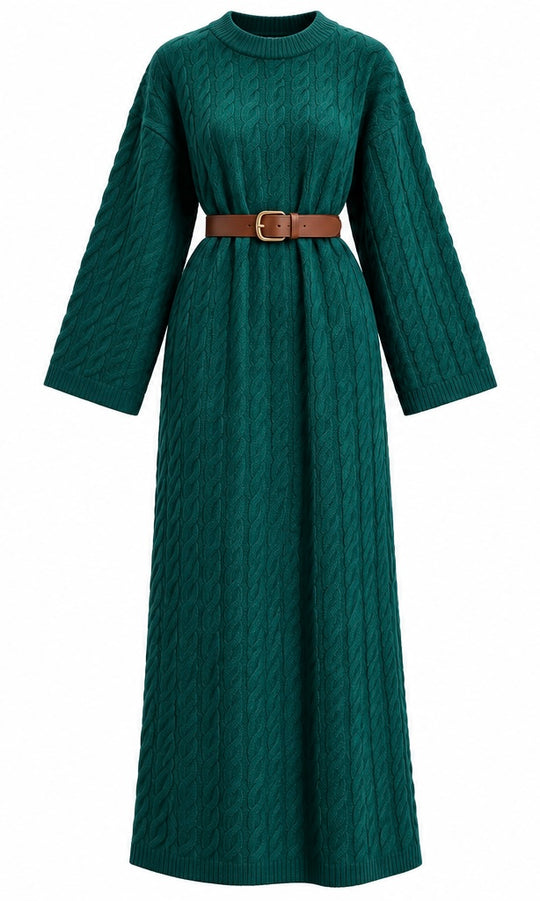 Anna Cable Knit Maxi