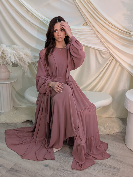 Halima Chiffon Abaya